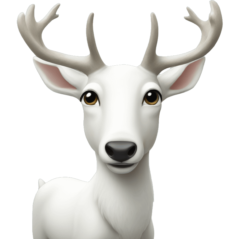 white deer see the sea emoji