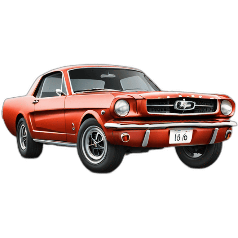 1966 mustang coupe emoji