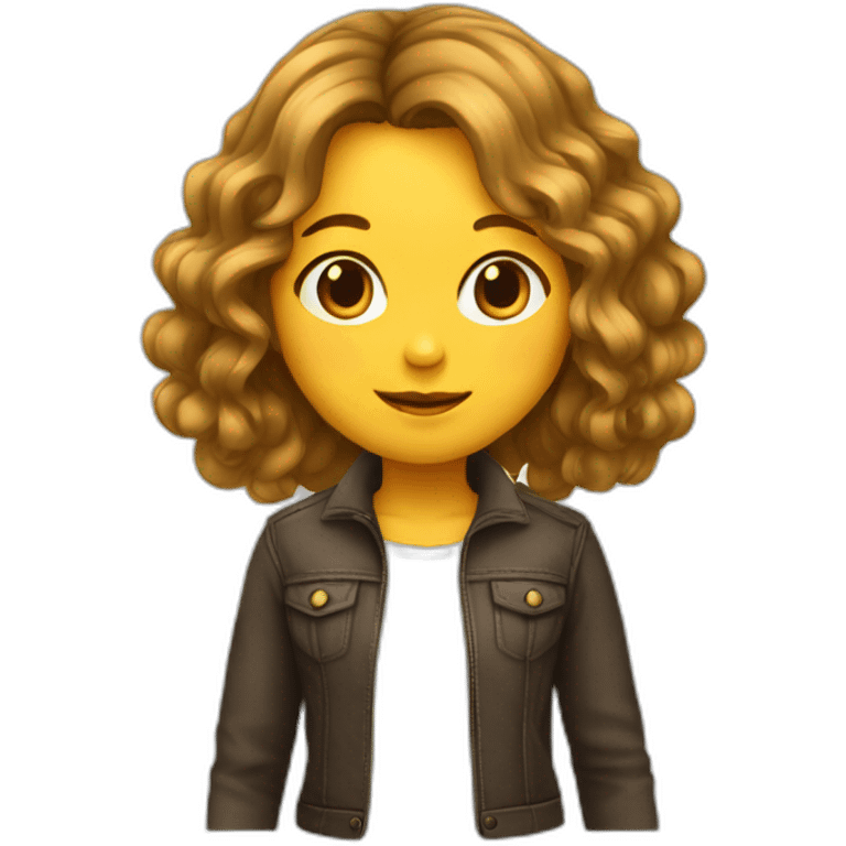 fille-au-cheveux-chatains-mi-long emoji