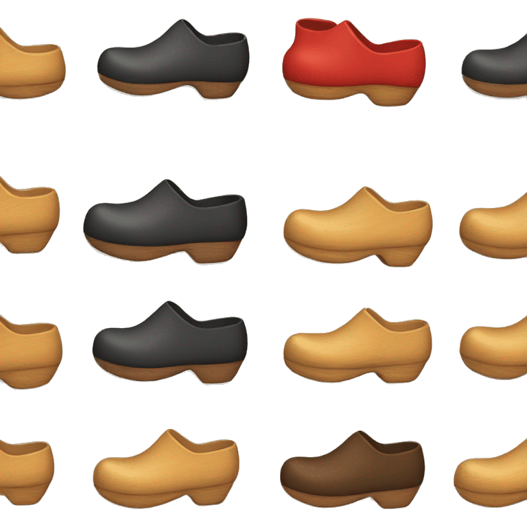 Wooden shoes emoji