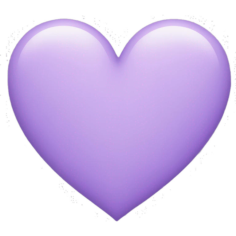 Light purple heart emoji