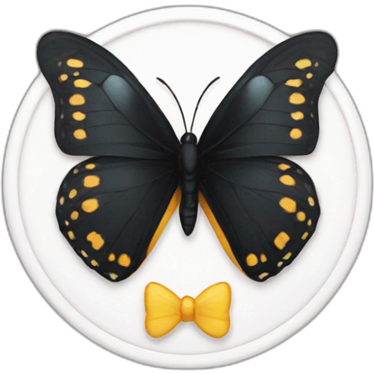 butterfly tuxedo emoji