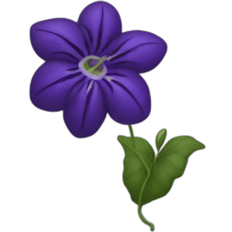 Purple Nightshade with veins emoji