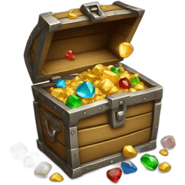 treasure chest gems emoji