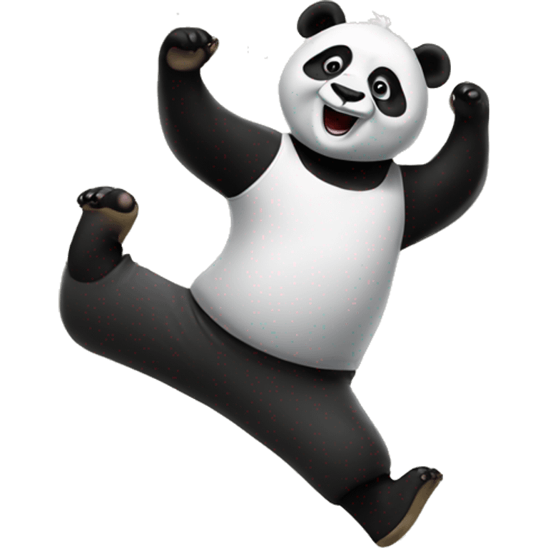 Panda dancing  emoji