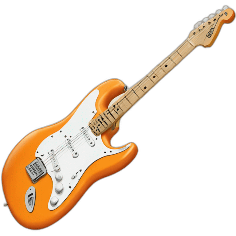 orange-stratocaster emoji