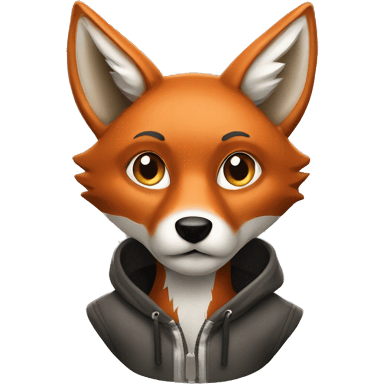 Create a fox from the hood emoji