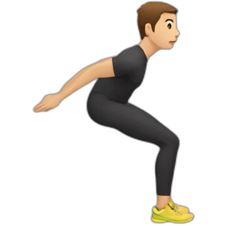 left leg squats emoji