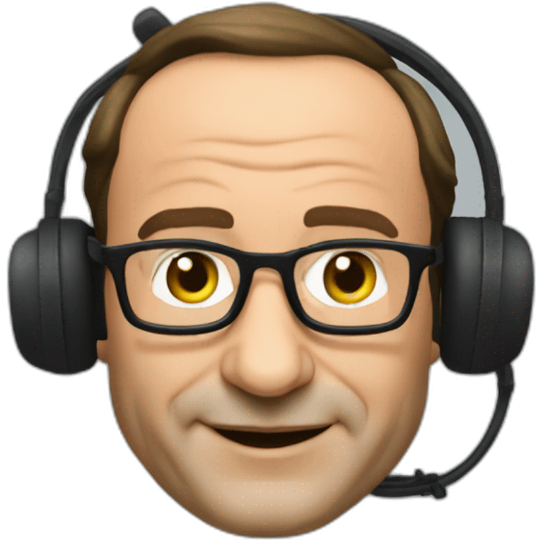 Hollande dans helicopter emoji