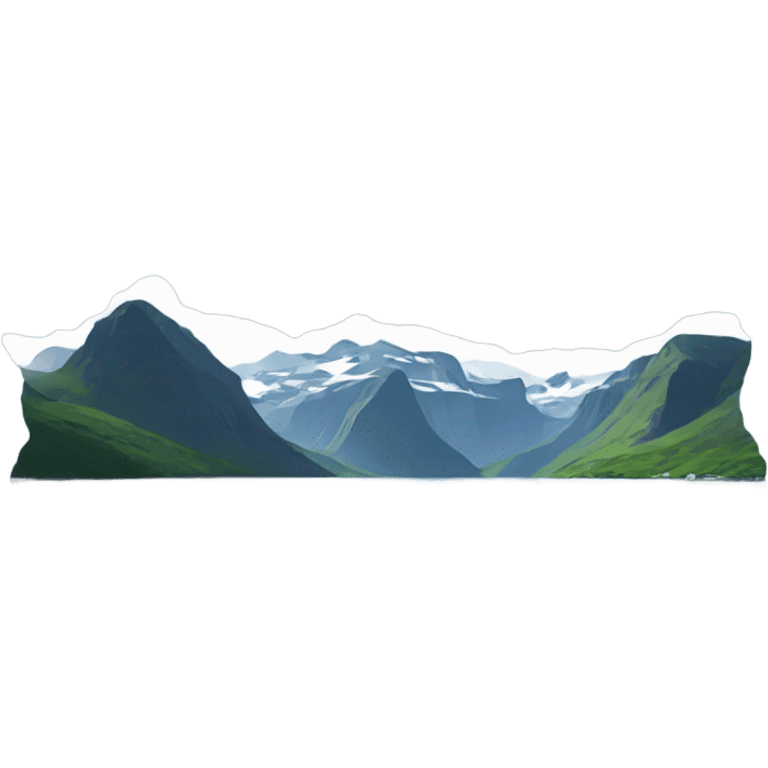 Norwegian fjord emoji