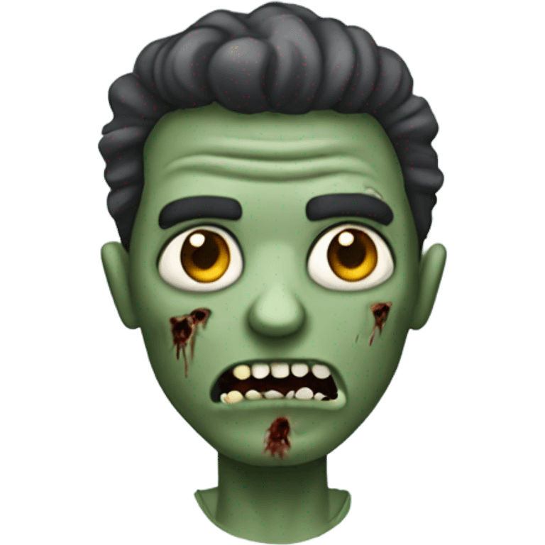 zombie with bob hair style  emoji