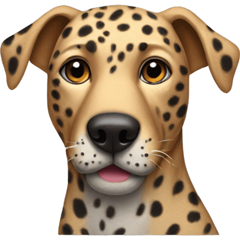 leopard dog emoji