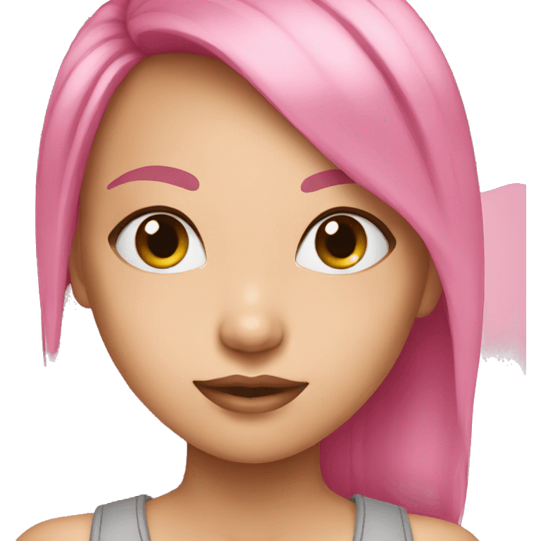 girl pink emoji