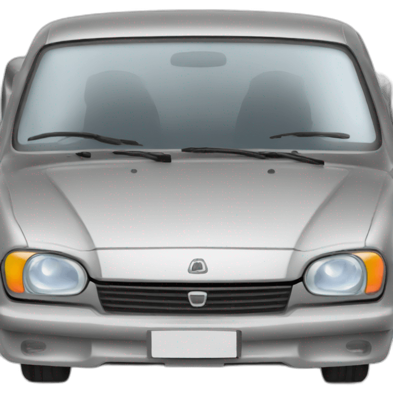 Lada priora car front view emoji