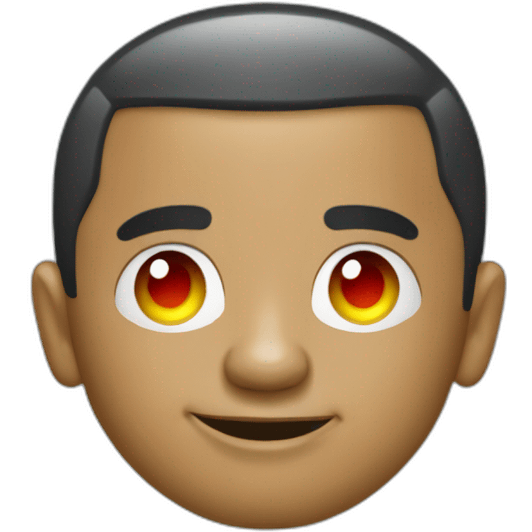 Barrack Obama with a red button emoji