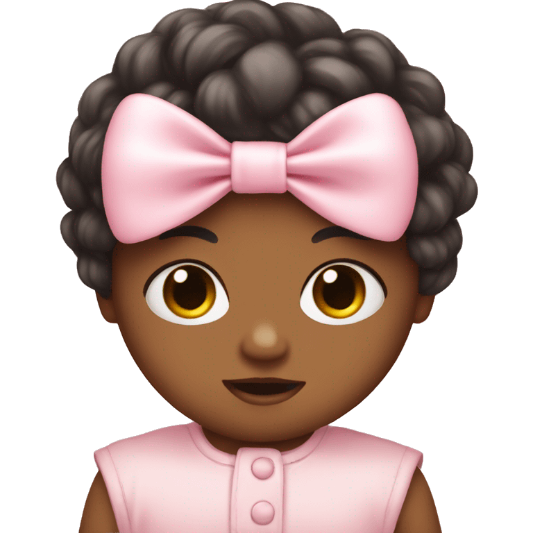 Baby pink bow emoji