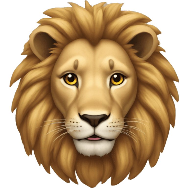 LION THE ON LAMB emoji