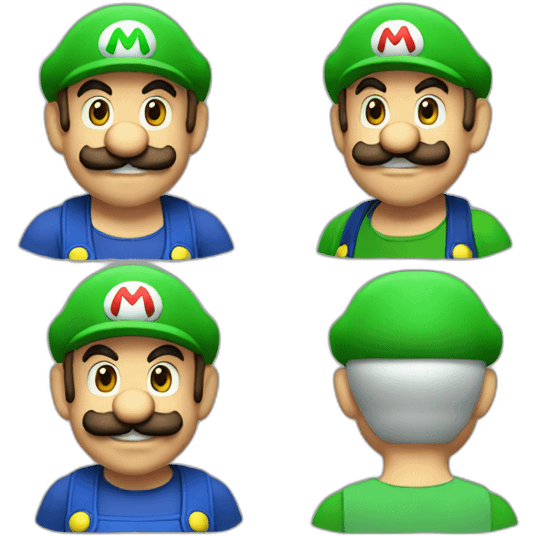 Mario and luigi emoji