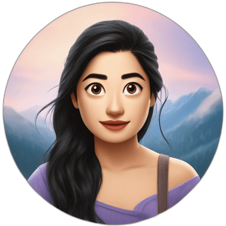  Rashmika mandana in animal movie emoji