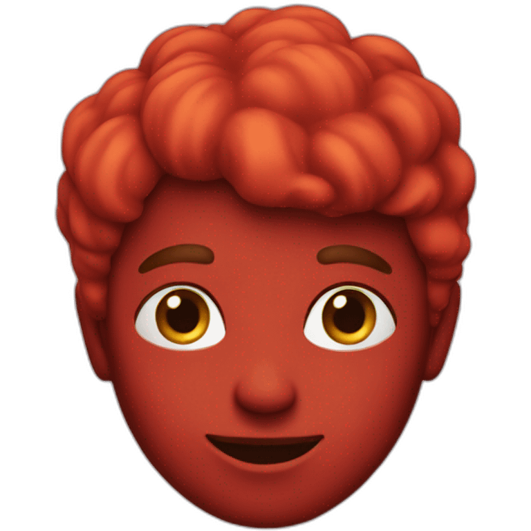 Red person emoji