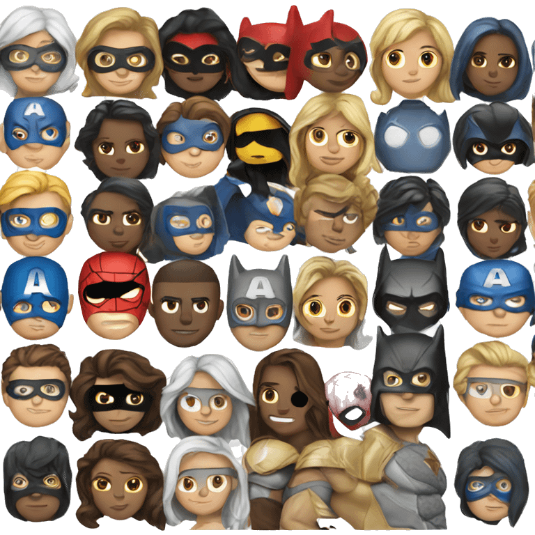 Super hero emoji