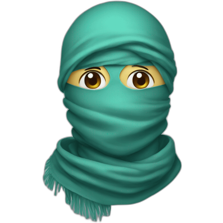 scarf masked emoji