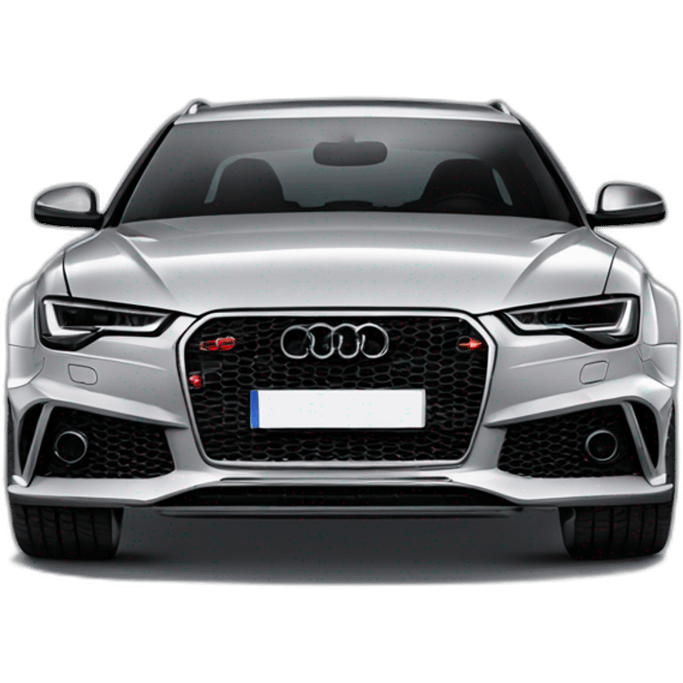 Audi rs6 C7 de côté emoji