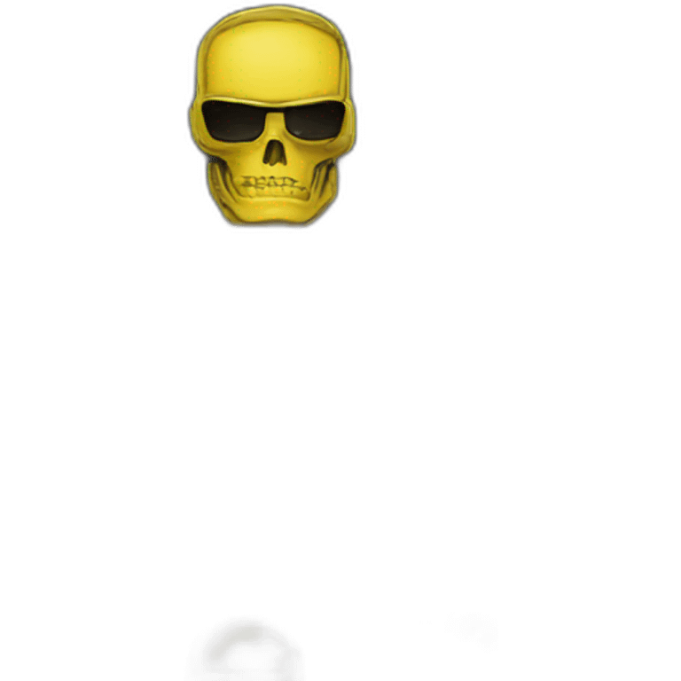 Terminator arnold penarol black yellow emoji