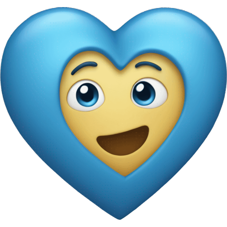 blue heart emoji