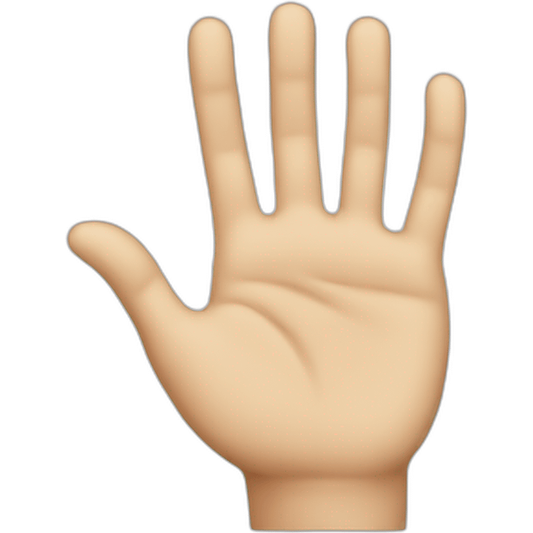 Hand emoji