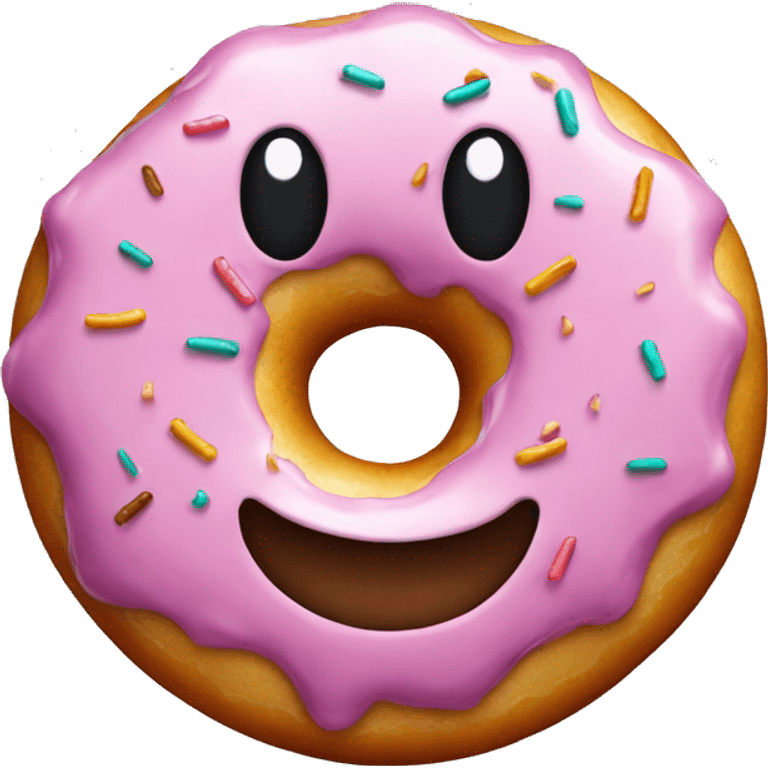 smiling donut emoji