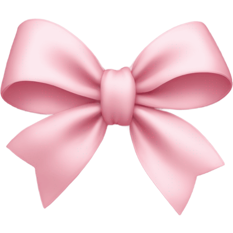 light pink bow on light pink bow emoji