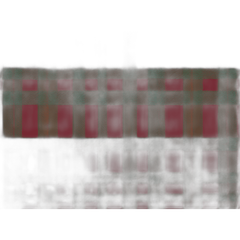 Tartan cushion emoji