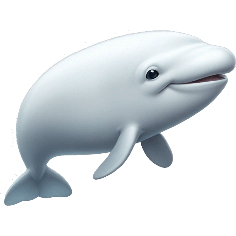 Beluga whale emoji