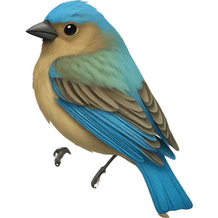 indigo bunting emoji