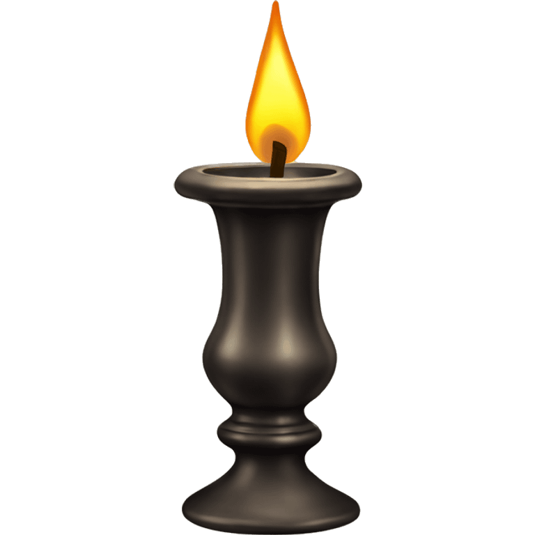 The vintage old candle emoji