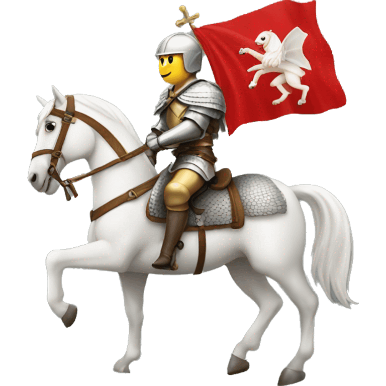 Saint George on horse emoji