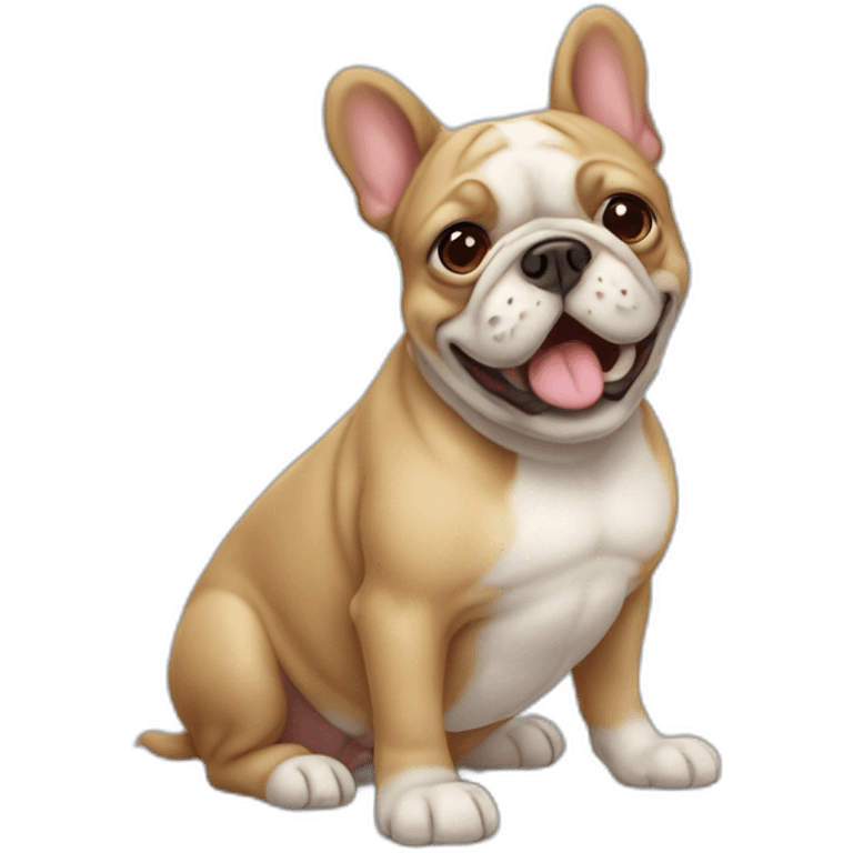 Bouledogue en slip emoji