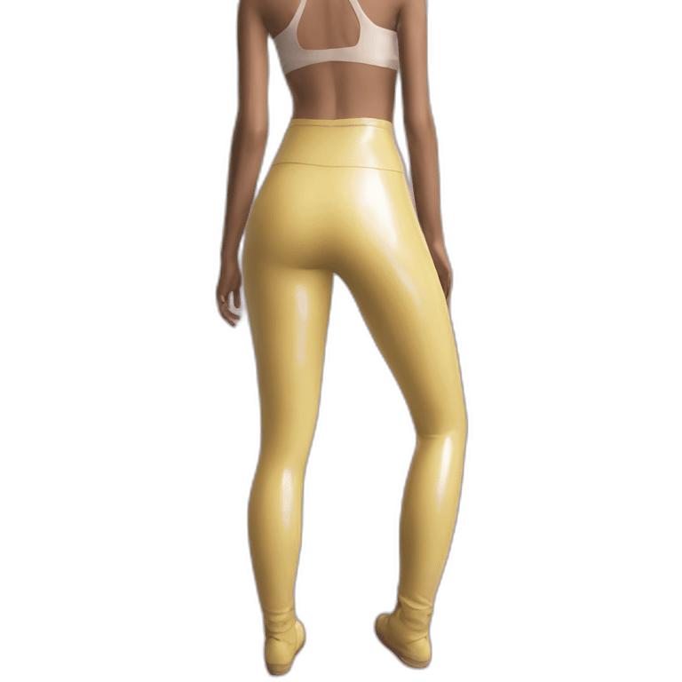 Latex leggings emoji