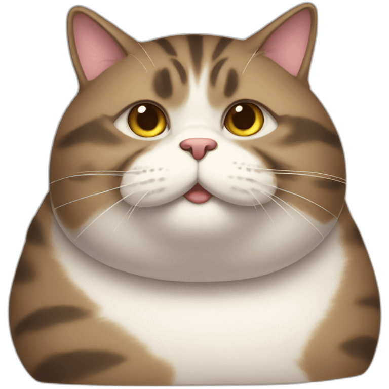 sweet fat cat emoji