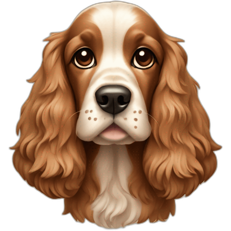 Dog cocker spaniel emoji