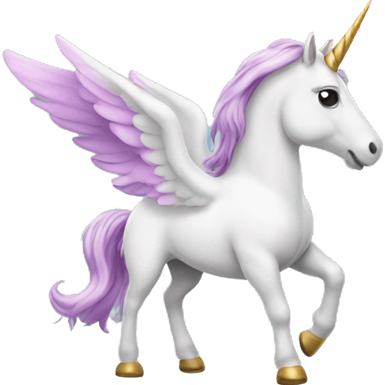 Unicorn with wings emoji