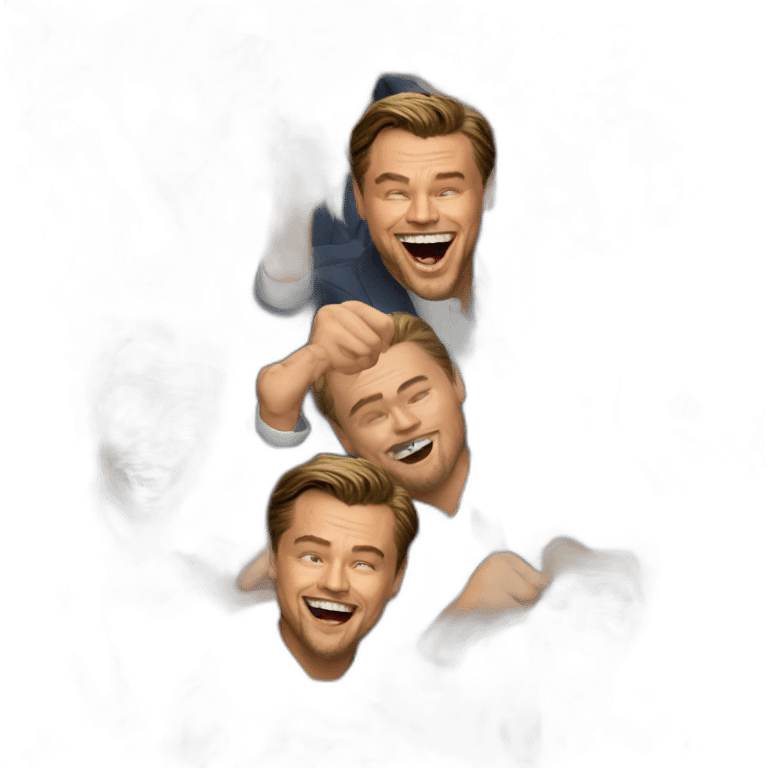 Leonardo dicaprio cheers meme emoji