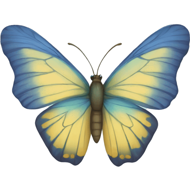 Mariposa azul emoji