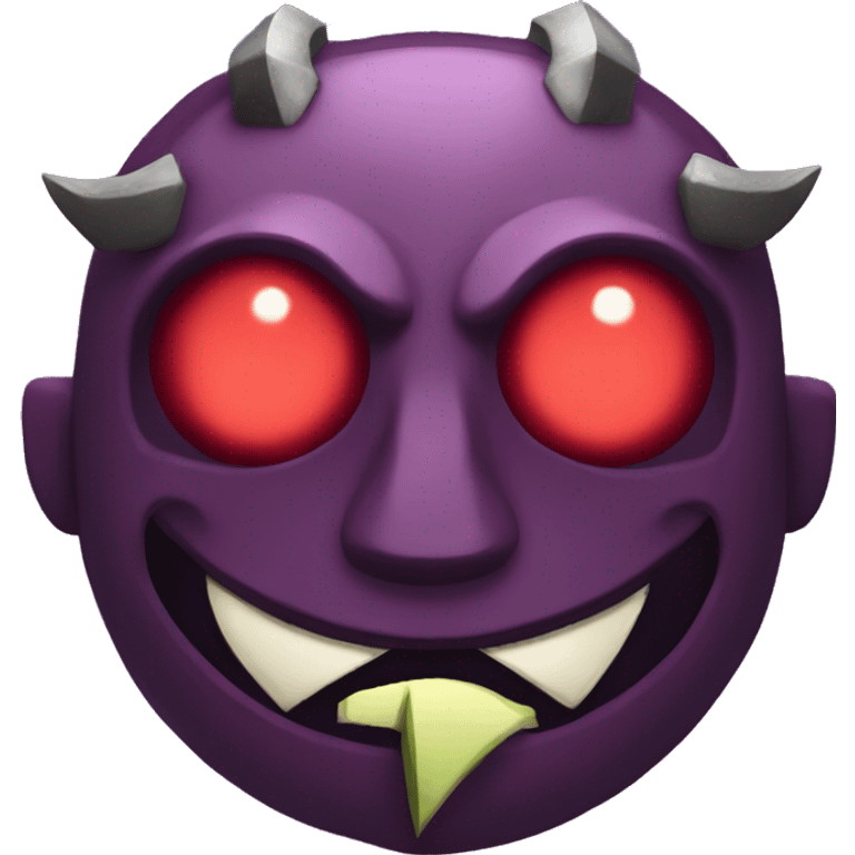 Easy demon from geometry dash emoji