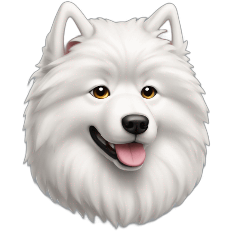 Accounting samoyed emoji