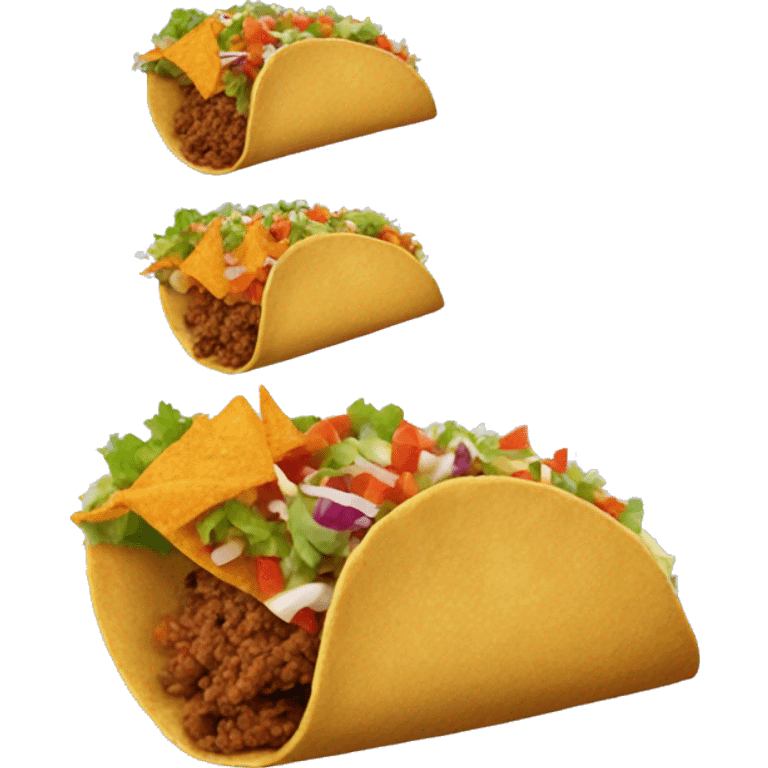 Tacos with Doritos on the side emoji