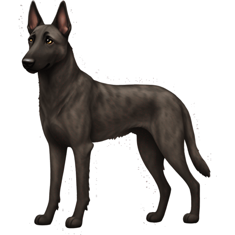 Brindle Dutch shepherd  emoji