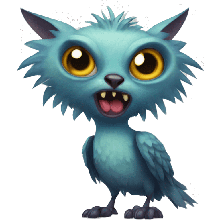 cat - bird hybrid creature monster emoji