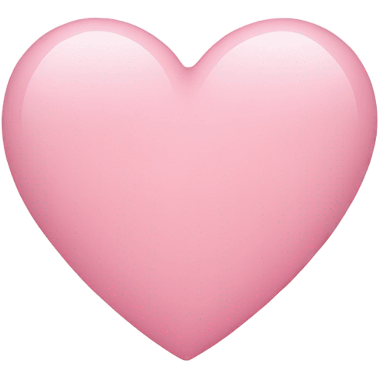 Light pink heart  emoji